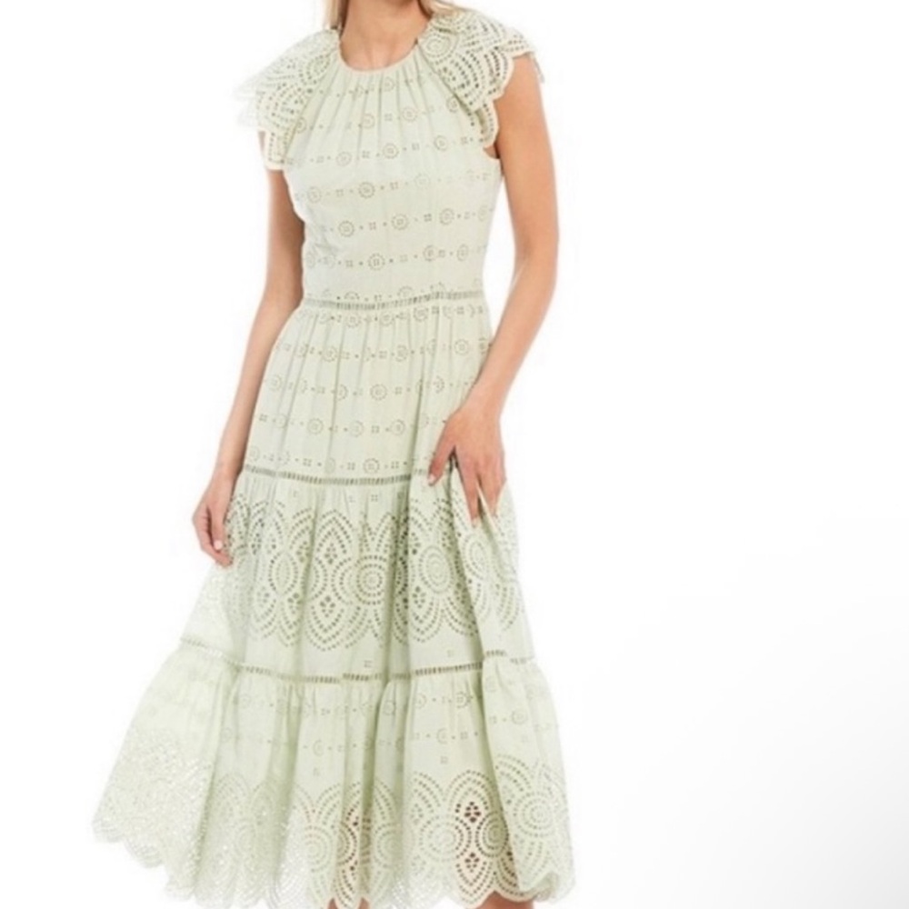 Antonio Melani Fernanda Eyelet Dress Size 2